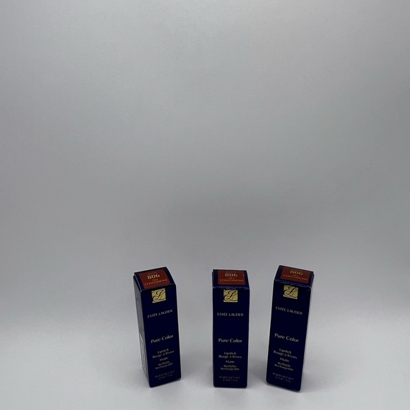 Estee Lauder Pure Color Lipstick no confessions 806 NIB 3 pack